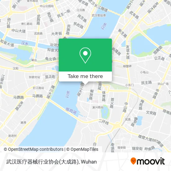武汉医疗器械行业协会(大成路) map