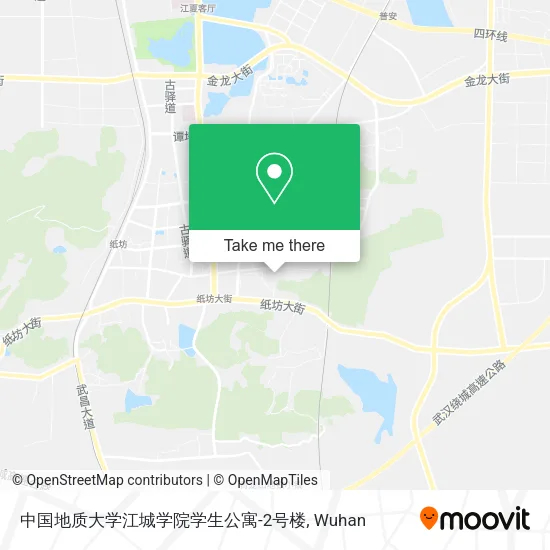 中国地质大学江城学院学生公寓-2号楼 map