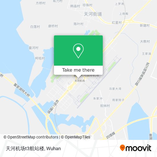 天河机场t3航站楼 map