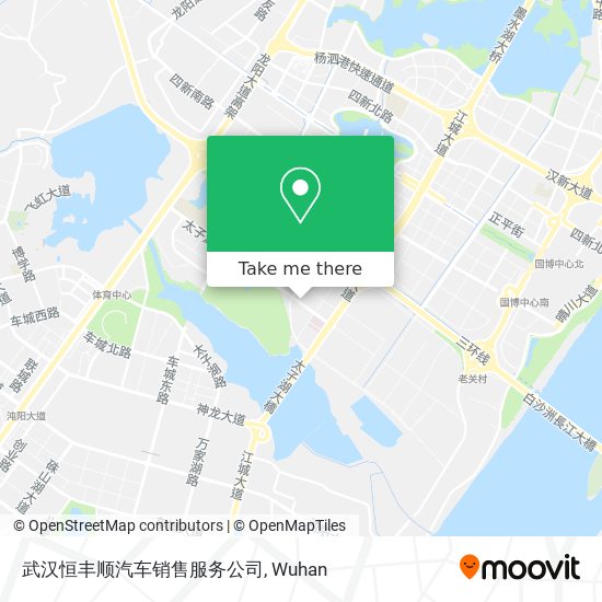 武汉恒丰顺汽车销售服务公司 map
