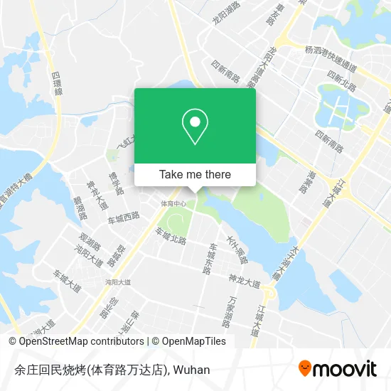 余庄回民烧烤(体育路万达店) map