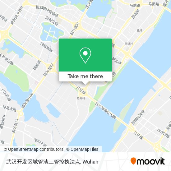 武汉开发区城管渣土管控执法点 map