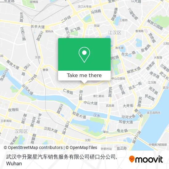武汉中升聚星汽车销售服务有限公司硚口分公司 map