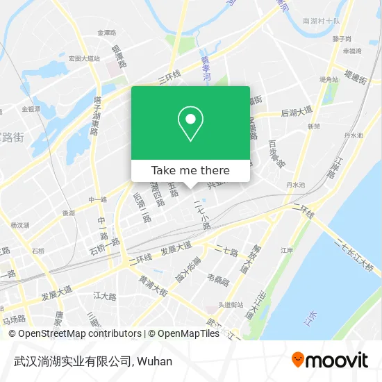 武汉淌湖实业有限公司 map