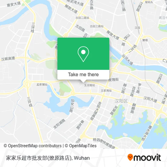 家家乐超市批发部(燎原路店) map