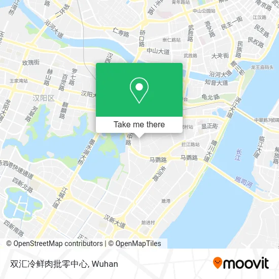 双汇冷鲜肉批零中心 map
