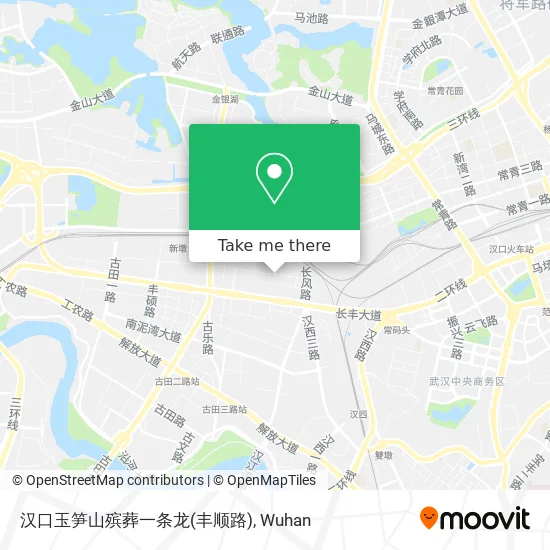 汉口玉笋山殡葬一条龙(丰顺路) map