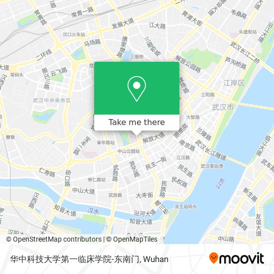 华中科技大学第一临床学院-东南门 map