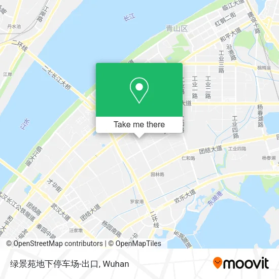 绿景苑地下停车场-出口 map