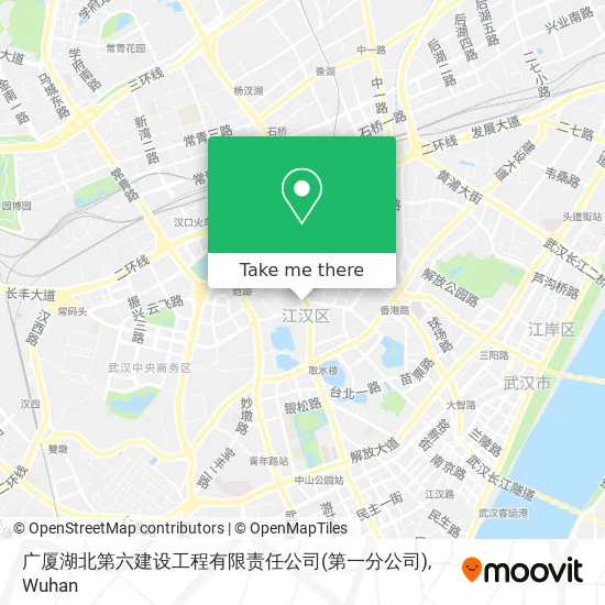广厦湖北第六建设工程有限责任公司(第一分公司) map