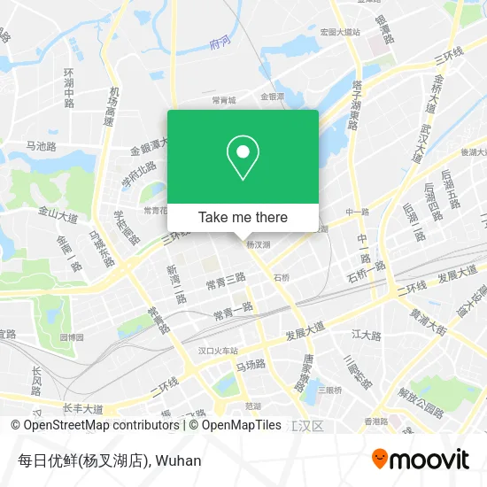 每日优鲜(杨叉湖店) map