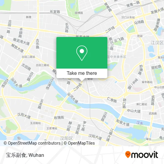 宝乐副食 map