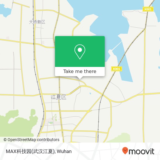 MAX科技园(武汉江夏) map