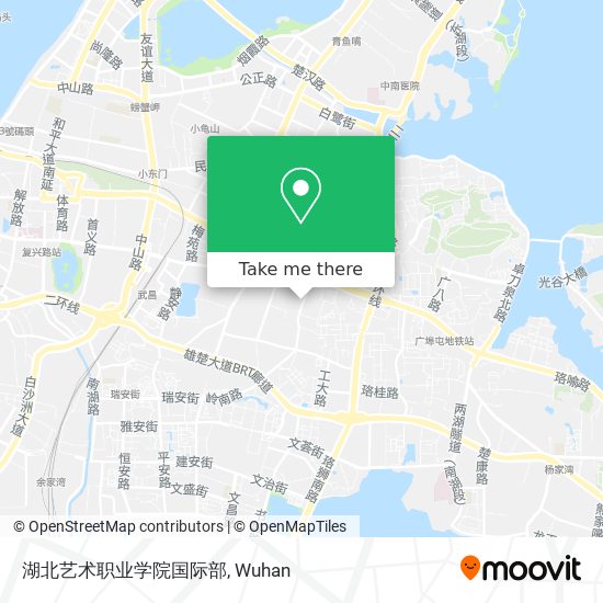 湖北艺术职业学院国际部 map