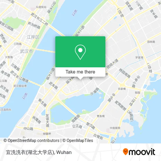 宜洗洗衣(湖北大学店) map