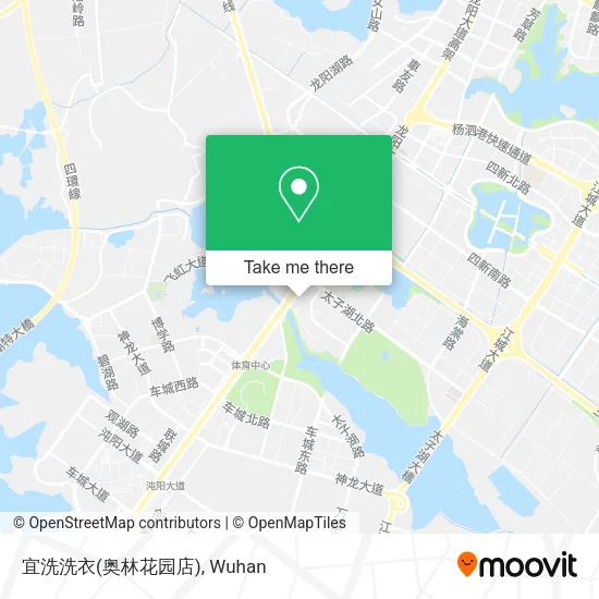 宜洗洗衣(奥林花园店) map