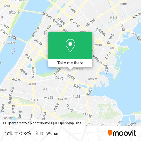 汉街壹号公馆二组团 map