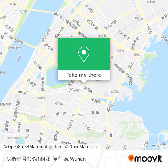 汉街壹号公馆1组团-停车场 map