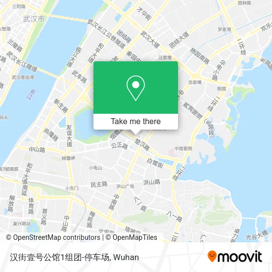 汉街壹号公馆1组团-停车场 map
