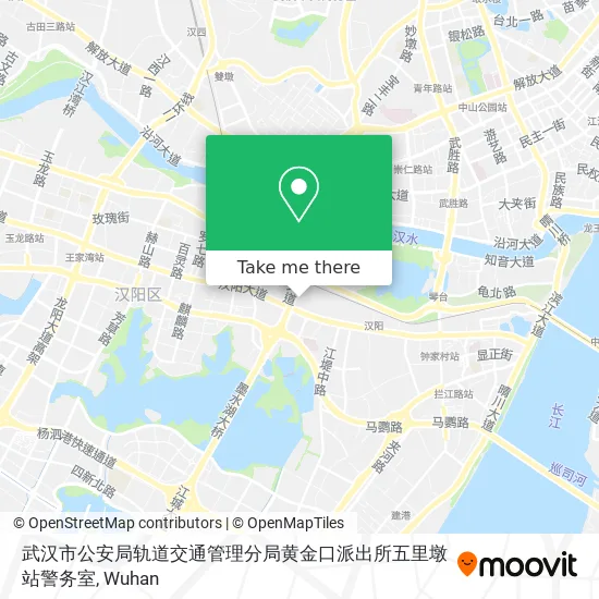 武汉市公安局轨道交通管理分局黄金口派出所五里墩站警务室 map