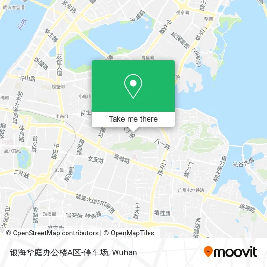 银海华庭办公楼A区-停车场 map
