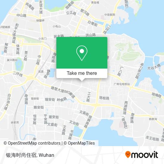 银海时尚住宿 map