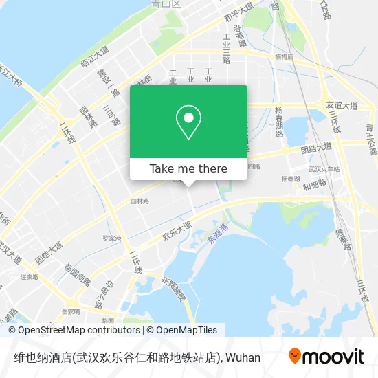 维也纳酒店(武汉欢乐谷仁和路地铁站店) map