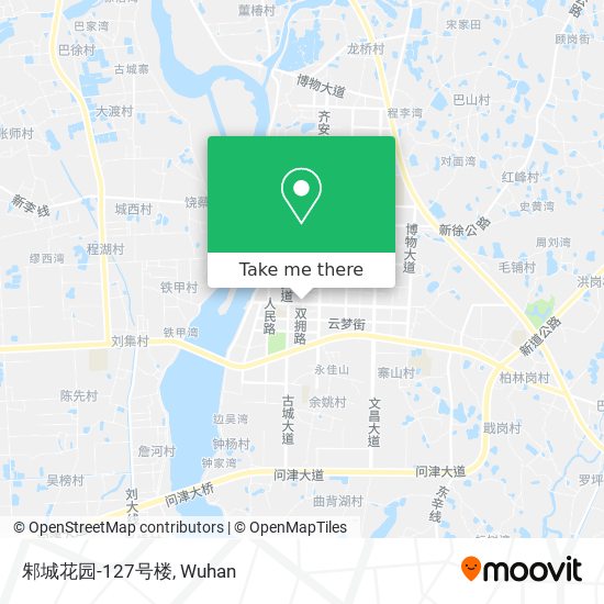 邾城花园-127号楼 map