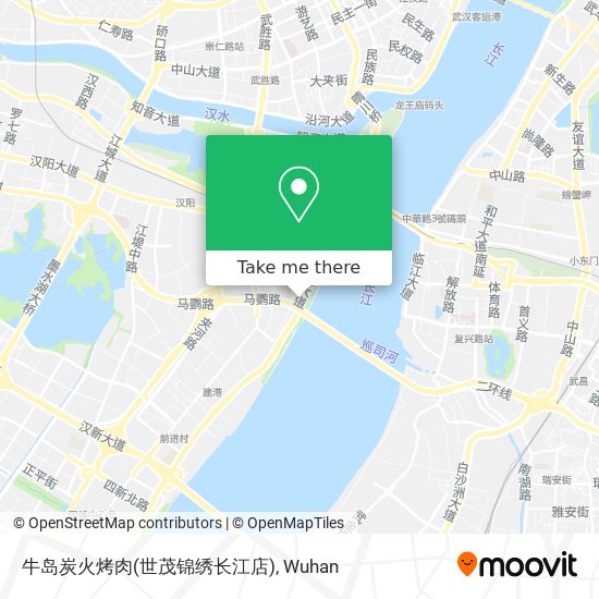 牛岛炭火烤肉(世茂锦绣长江店) map