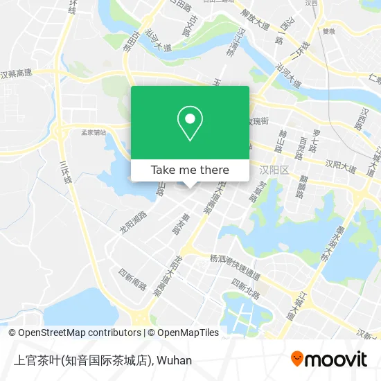 上官茶叶(知音国际茶城店) map