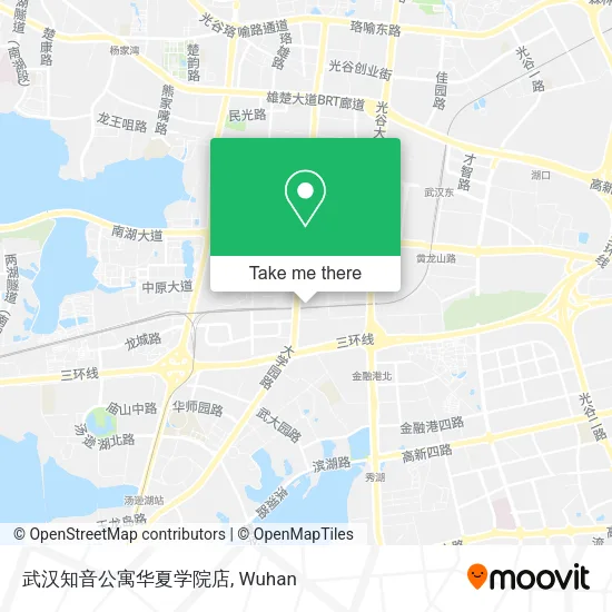 武汉知音公寓华夏学院店 map