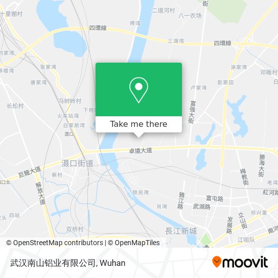 武汉南山铝业有限公司 map