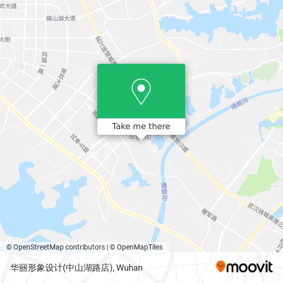 华丽形象设计(中山湖路店) map
