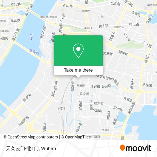天久云门-北1门 map