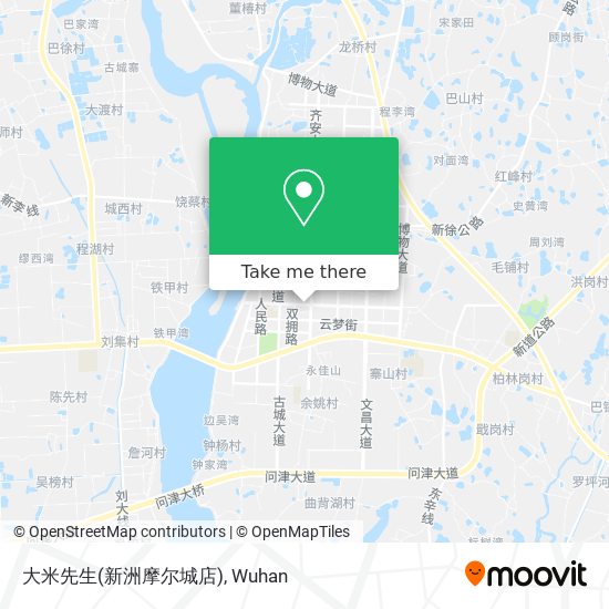 大米先生(新洲摩尔城店) map