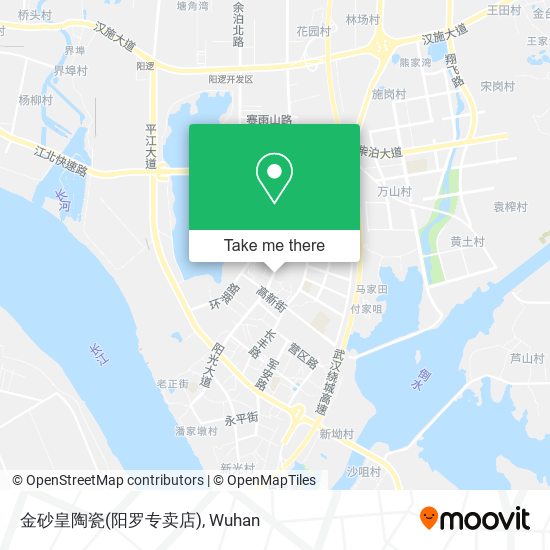 金砂皇陶瓷(阳罗专卖店) map