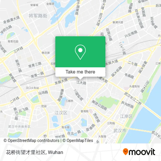 花桥街望才里社区 map
