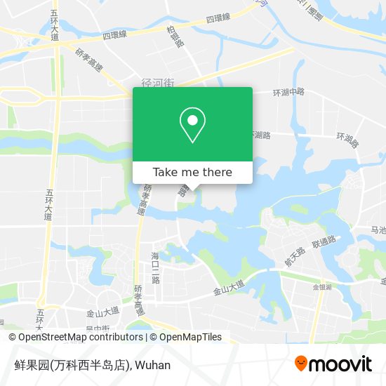 鲜果园(万科西半岛店) map