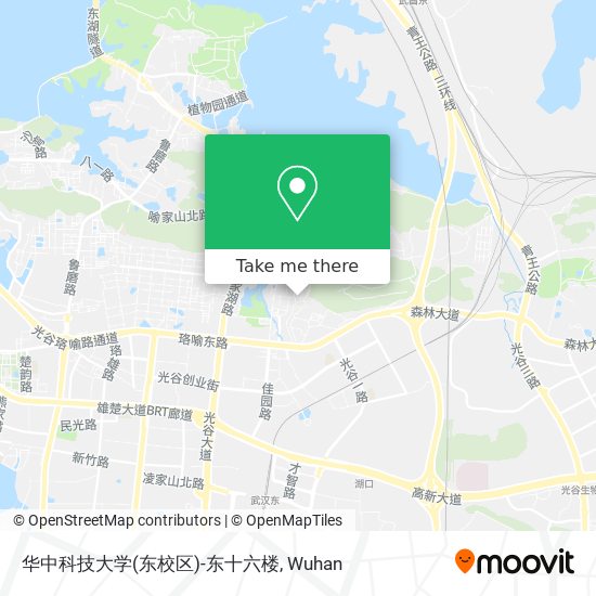 华中科技大学(东校区)-东十六楼 map