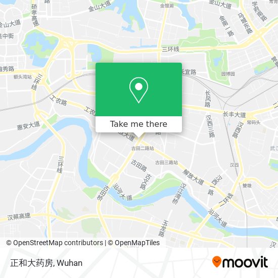 正和大药房 map