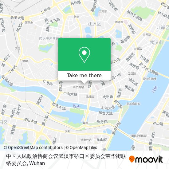 中国人民政治协商会议武汉市硚口区委员会荣华街联络委员会 map
