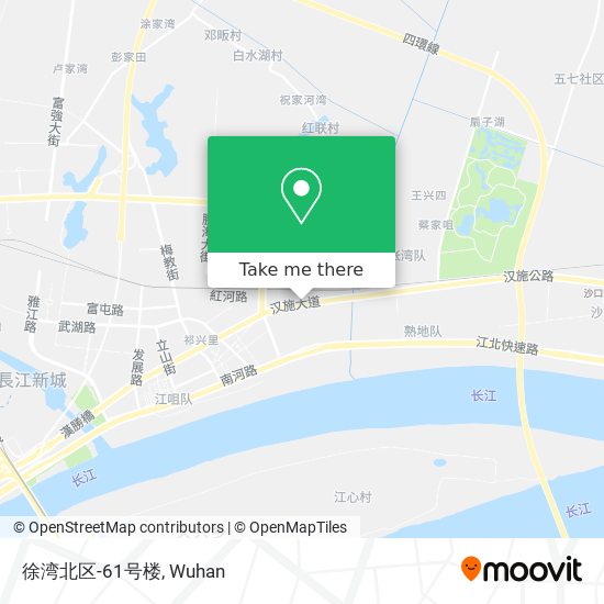 徐湾北区-61号楼 map