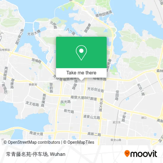 常青藤名苑-停车场 map