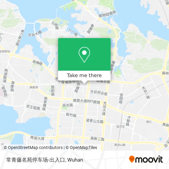 常青藤名苑停车场-出入口 map