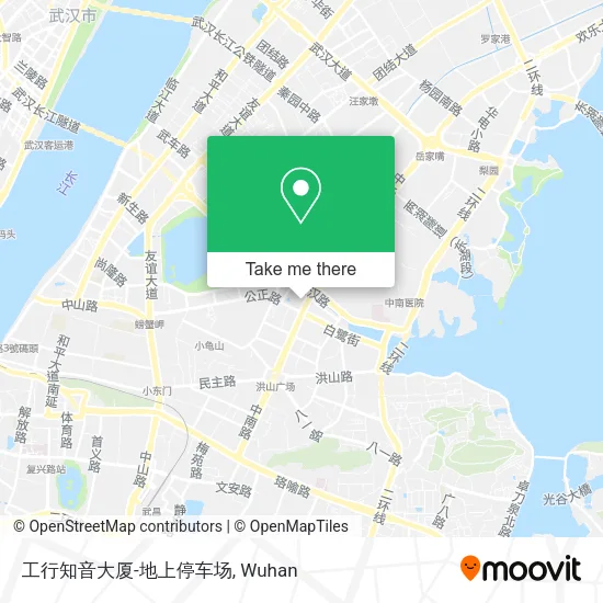 工行知音大厦-地上停车场 map