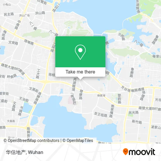 华信地产 map
