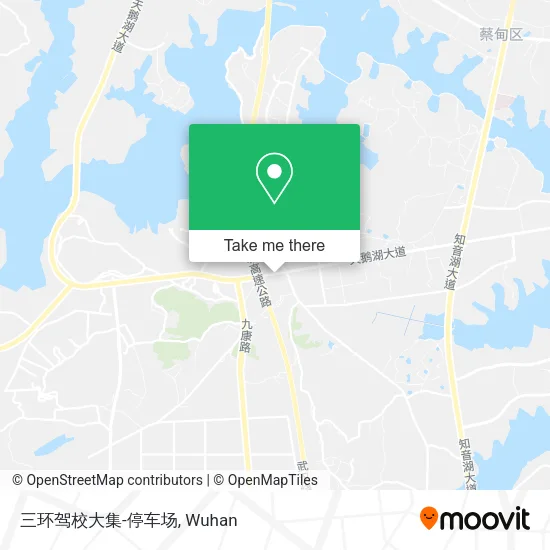 三环驾校大集-停车场 map