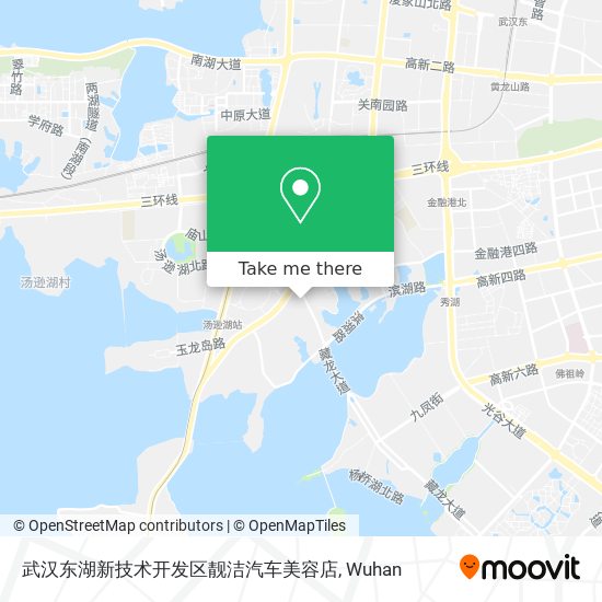 武汉东湖新技术开发区靓洁汽车美容店 map