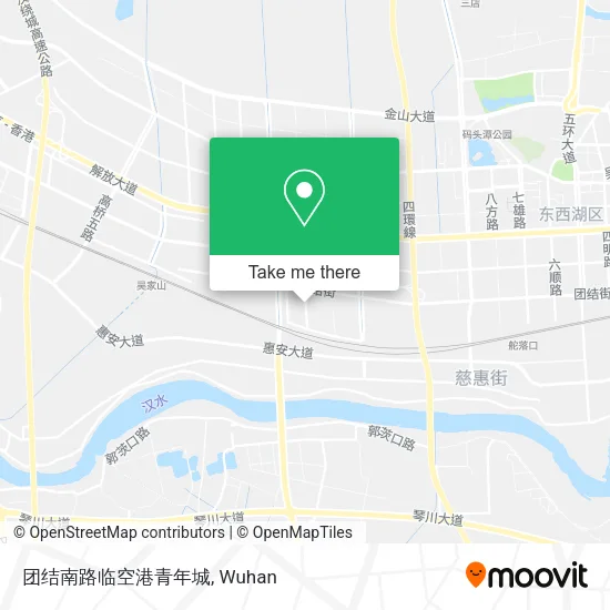 团结南路临空港青年城 map