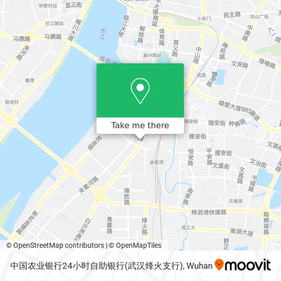 中国农业银行24小时自助银行(武汉烽火支行) map